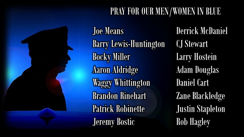 Pray For Our Men In Blue